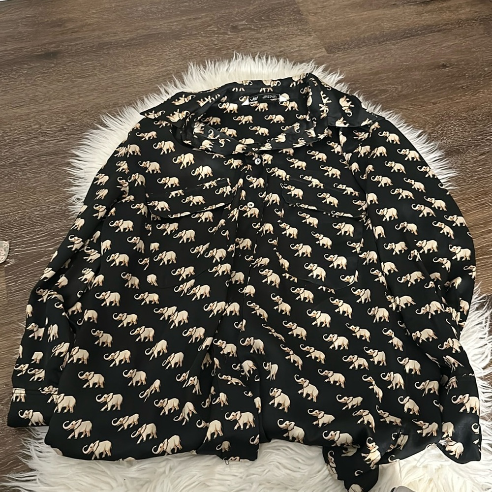 Zara silk blouse